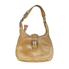 Coach Leather Handbag with Creed Patch — listing 3