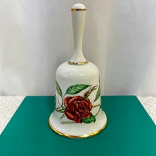 Vintage Porcelain Mother's Day Bell with Floral Design — listing 6