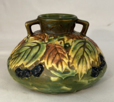 Roseville Pottery Blackberry Two-Handled Vase #576-8 — listing 6