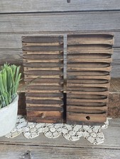 Antique Two-Part Wooden Cigar Mold, 20-Cavity Cigar Roller Press — listing 2