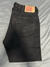 Levi's 501 Original Fit Jeans, Faded Black Wash, W34 L34 — listing 6