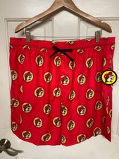 Buc-ee's Beaver Logo All-Over Print Red Swim Trunks — listing 6