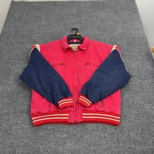 Louisville Slugger Cooper Collections Wool & Leather Varsity Baseball Jacket, Size M, listing 3
