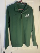 Nike Dri-Fit Marshall University 'The Herd' Green 1/4 Zip Pullover, Men's XL — listing 2
