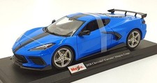1:18 Scale Diecast 1953-1955 Chevrolet Corvette Hardtop Model Car (Metallic Blue-Green) — listing 2