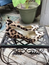 J. Renee Leopard Print Rhinestone Slingback Pointed-Toe Heels — listing 3