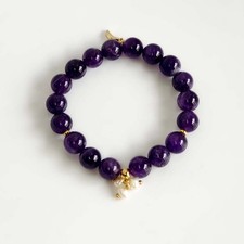 Banana Republic Gold-Tone Beaded Cluster Stretch Bracelet — listing 3