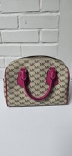 Michael Kors Signature Coated Canvas Satchel Handbag with Crossbody Strap — listing 2
