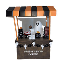 Freshly Boo'd Coffee Ghost Stand Halloween Resin Tabletop Decoration — listing 4