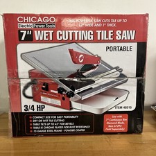 Chicago Electric Power Tools Wet Tile Saw with Sliding Table — listing 5