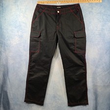True Religion Big T Baggy Double Pocket Nylon Cargo Pants — listing 5