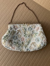 Vintage Jolles Original Blue Handbag with Chain Strap