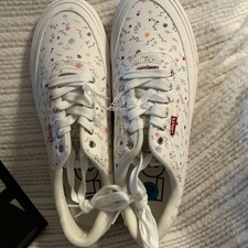 Levi's Low-Top Canvas Sneakers, Dusty Rose/Salmon, White Cap Toe — listing 6