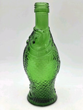 Green Glass Figural Toby Jug / Character Pitcher (Standing Bearded Man) — listing 3
