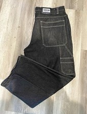 Vintage Straight-Leg Blue Denim Jeans