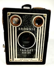 Kodak Target Brownie Six-20 Box Camera, Black — listing 2