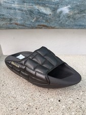 Balmain Black Leather Padded Slide Sandals, listing 5