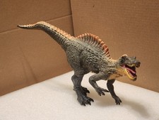 Large Vinyl Spinosaurus Dinosaur Toy Figure with Head Crest, Unmarked — listing 2