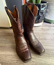 Ariat Women's Brown Leather Western Cowboy Boots, Size 7B — listing 6