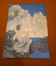 Maxfield Parrish 'Air Castles' Vintage Print, Framed, 12.5 x 17.25 inches — listing 3