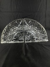 Waterford Crystal Quadrant Fan Cut Bookends Pair — listing 5