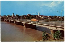 Vintage Postcard - USA / Rio Grande / Mexico Aerial View, Laredo Texas Border (MB 413) — listing 2