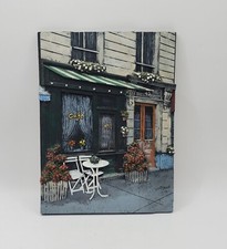 Scott Steele 3D Dimensional Cafe Storefront Wall Plaque — listing 5