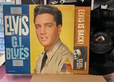 Elvis Presley - G.I. Blues Soundtrack Vinyl LP (RCA Victor LPM-2256) & The Best of Cowboy Copas LP (Starday SLP-95B) — listing 4
