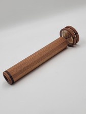 wooden kaleidoscope Handmade Wooden Octagon Kaleidoscope with Floral Object Chamber — listing 5