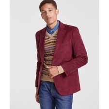 Nautica Men's Red Hopsack Two-Button Sport Coat Blazer — listing 5
