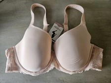 Pink Lace Sheer Unlined Underwire Bra, Size 36DD, New with Tags — listing 5