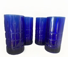 Cobalt to Aqua Blue Tall Highball Tumblers, Set of 4 — listing 6