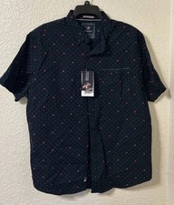 Denim & Flower Ricky Singh Geometric Print Button-Up Shirt, Size S — listing 2