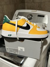 Nike Air Force 1 Low White/Yellow/Black/Green Sneakers — listing 2