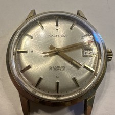 Vintage Waltham Incabloc 17-Jewel Manual-Wind Wristwatch with Speidel Stretch Band — listing 4