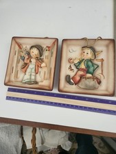 Goebel Hummel Wall Plaque Depicting Girl Carrying Cake, Relief Molded Ceramic — listing 5