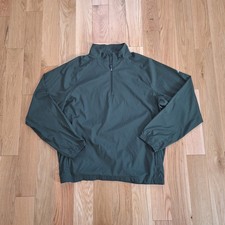 Vintage 1990s Adidas Full-Zip Nylon Track/Windbreaker Jacket, Cream & Navy with Red Trim — listing 5