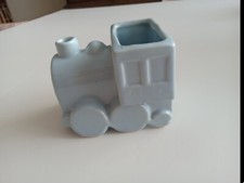 Shawnee Pottery Ceramic Train Planter Set - 4 Piece (Engine, Caboose, Coal Car, Tender) — listing 4