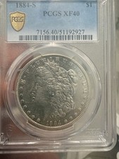 1884-S Morgan Silver Dollar, PCGS XF40 — listing 2