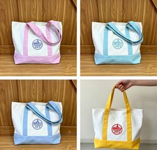 Trader Joe's Black Canvas Tote Bag with Embroidered Logo — listing 5