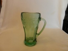 Coca-Cola Green Glass Flared Soda Fountain Tumbler — listing 3