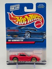 Hot Wheels 1958 Corvette Coca-Cola Series Die-Cast Car (White with Blue Flames)
