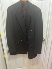 Vintage Palm Beach Double-Breasted Glen Plaid Tweed Sport Coat Blazer