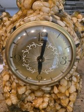Vintage Lanshire Electric Mantel Clock, Ornate Rococo-Style Cast Case with Scroll and Foliate Decoration — listing 3