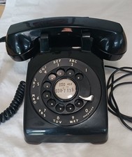 Vintage Western Electric Model 500 Black Rotary Desk Telephone — listing 5