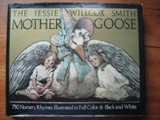 Jessie Willcox Smith 'The Bath' (Sunbonnet Baby / Nude Child at Tub) Antique Color Print in Wood Frame