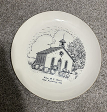 Faith Lutheran Church 1951-1961 Commemorative Souvenir Plate (Bitter Root Valley, Montana)
