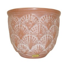 Haeger Floral Cream Oval Ceramic Planter Bowl with Artificial Ivy & Blossom Arrangement — listing 3