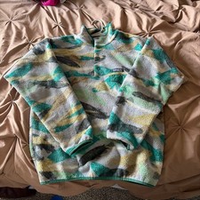 Patagonia Micro D Snap-T Pullover Fleece with Aztec/Geometric Print