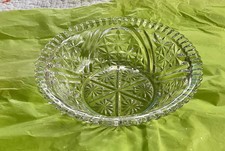 Anchor Hocking Stars and Bars Pressed Glass Serving Bowl 10.75" — listing 4